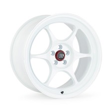 Enkei Pf06 Machined White 17x9 45mm 5x114.3mm Wheel