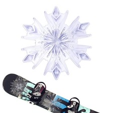 Snowboard Stomp Pad, 3D Clear Snowflake Pad Grip for...