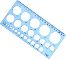 Plastic Circle Stencil Template - Multi-Function for...