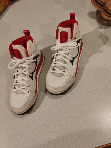 Nike Air Jordan Flight TR'97 White Black Red Basketball Shoes Youth Size 5.5 - Picture 6 of 8