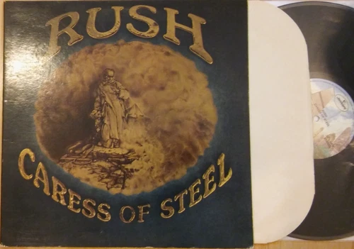RUSH - Caress Of Steel VINTAGE LP Mercury SRM-1-1046  VG+/VG+