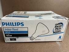Philips BR30 Indoor Flood Light Bulbs 65W 620 Lumens 12 Pack New Open Box TESTED