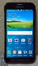 Samsung Galaxy S5 Active SM-G870A 16GB Ruby Red Smartphone AT&T Reset 