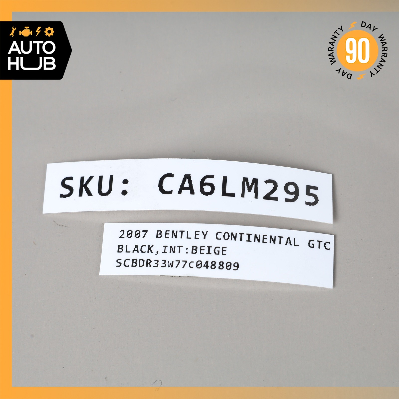 Bentley Continental GT 2003-2010 Airbag control module
