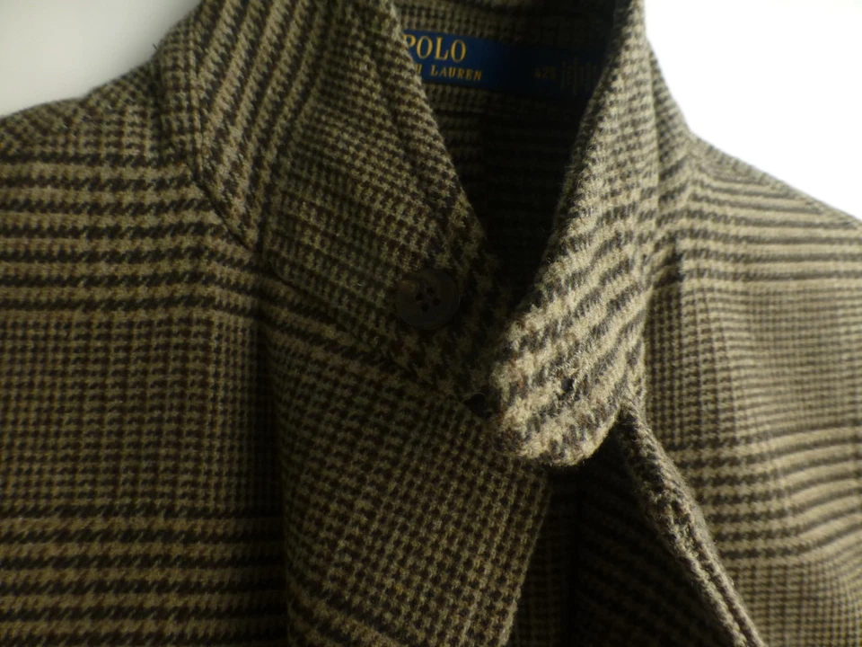 Polo Ralph Lauren Blazer 42S Plaid Excellent Condition Jacket Sport Coat - Image 4 of 4