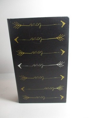 Medium Faux Book Box For Hidden Secret Storage Black with White Love Title