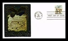 Dr Jim Stamps 25c Airmail Wiley Post Aviation Pioneer FDC Ross Silver Foil