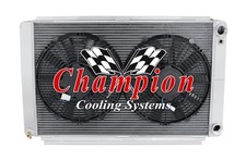 Rn 3 Row Dp Radiator2 13 Fans1.51.75 For 1961-1965 Lincoln Continental Ls