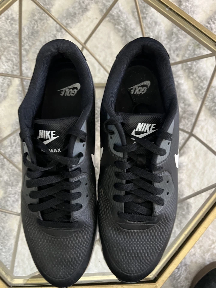 Zapatos de golf Nike Air Max 90 para hombre negros talla 12 buen estado  Foto 3 de 4