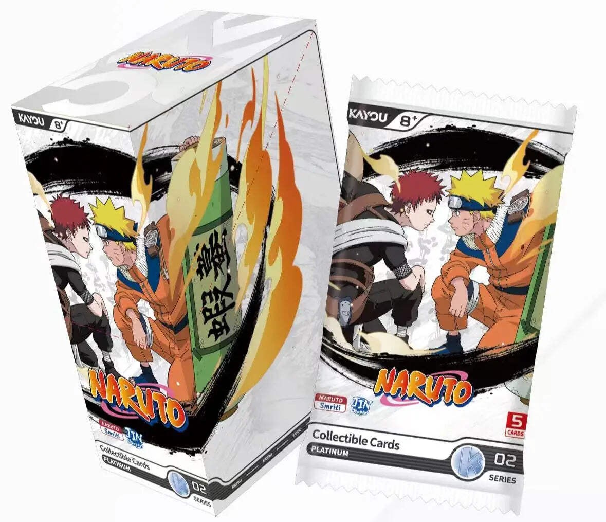 Naruto Card JIN2 T4W7 BOX English Version Genuine KAYOU