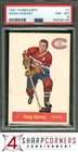 1957 PARKHURST #1 DOUG HARVEY CANADIENS HOF PSA 8