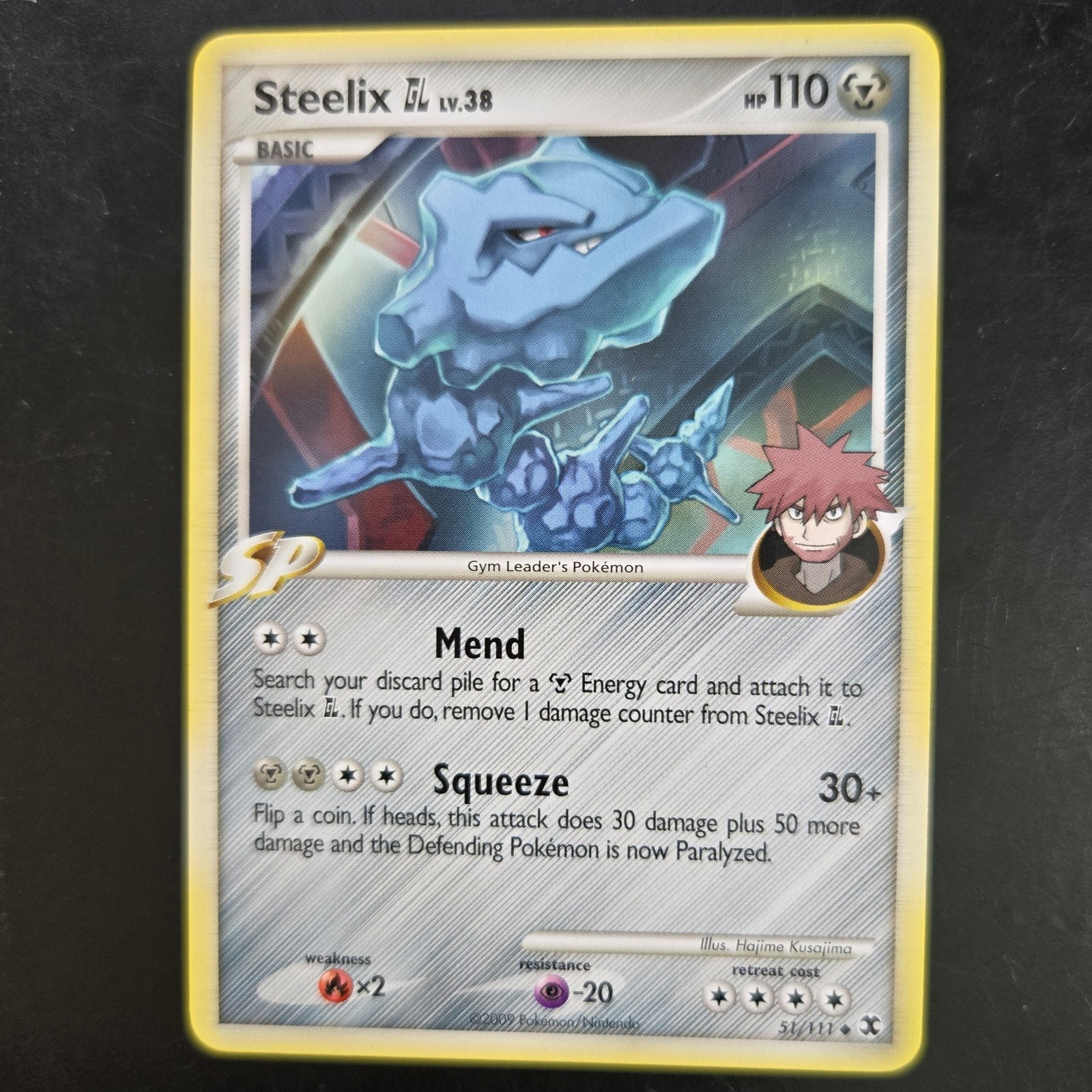 Pokemon Steelix GL Rising Rivals RR 51/111 Uncommon Metal Basic 110 HP LP