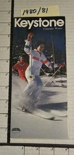1980/81 KEYSTONE SKI AREA 12P BROCHURE.  MINT UNUSED
