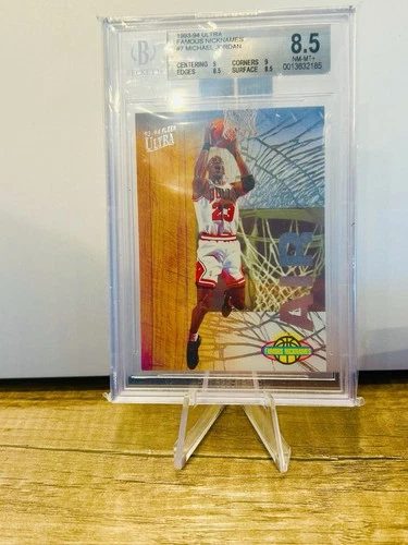 Fleer Ultra 1993-94 Famous Nicknames Insert #7 Michael Jordan Bulls BGS 8.5