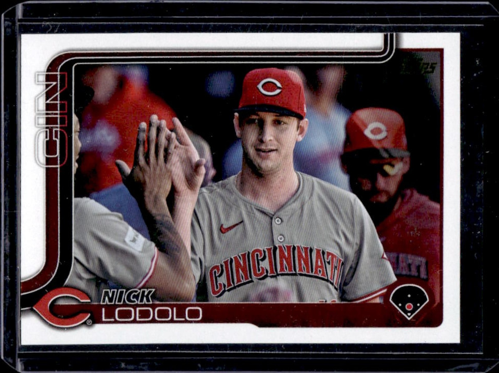 2025 Topps Nick Lodolo Golden Mirror Variation SP #21 Reds