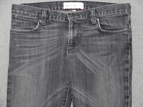 RH01453 * * 纸质牛仔和衣服 * * BOOT CUT 女式牛仔裤 8/29 灰色 — 第 4/4 张图片