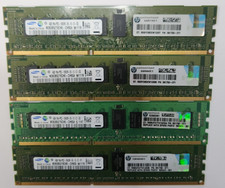SAMSUNG 4GB RAM PC3-10600 DDR3 1333MHz 1RX4 ECC M393B5270CH0-CH9 595424-001