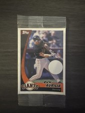 Sealed 2002 Topps Post Rich Aurilia #6/30 San Francisco Giants cereal box pack