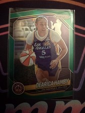 2025 Panini Prizm WNBA - Dearica Hamby #39 Green Prizm Sparks