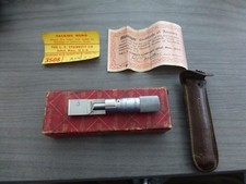 Vintage Starrett 207 Stainless Steel Can Seam Micrometer, 0-.375" Range, .001"