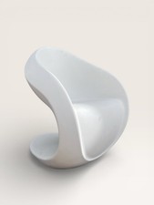 MYYOUR MISS PETRA poltroncina in polietilene goffrato BIANCO