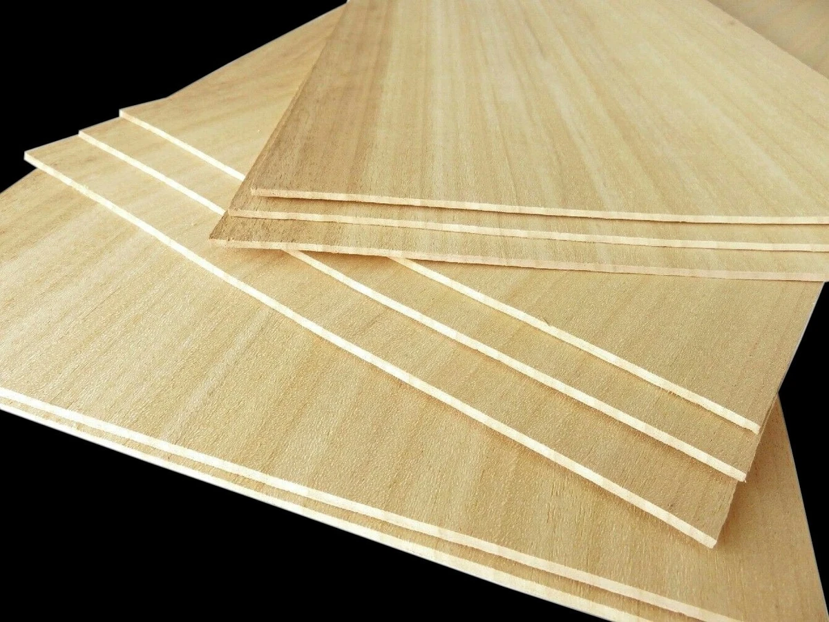 11 hojas ABACHI chapa fuerte 1,5 mm chapa de madera placa de madera modelismo restauración