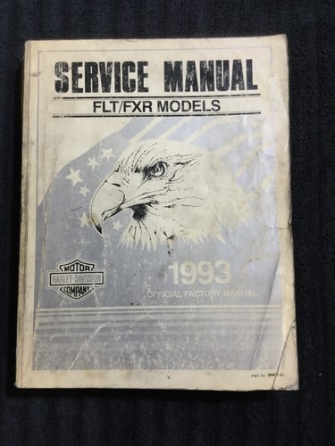 1993 Harley Davidson Super Glide Motorcycle Shop Service Repair Manual 99483-93