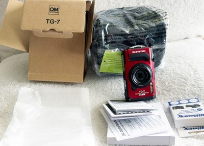 Olympus Tough TG-7 12 Megapixel Digital Camera - Red