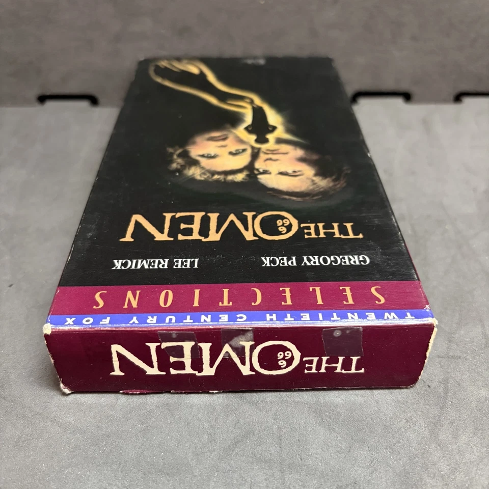 The Omen VHS 1976 Twentieth Century Fox Selection Gregory Peck Lee Remick Horror - Image 4 of 4