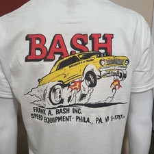 Vintage GASSER/DRAG/NASCAR/SPRINT/MIDGET RACE T-shirt BASH SPEED EQUIPMENT