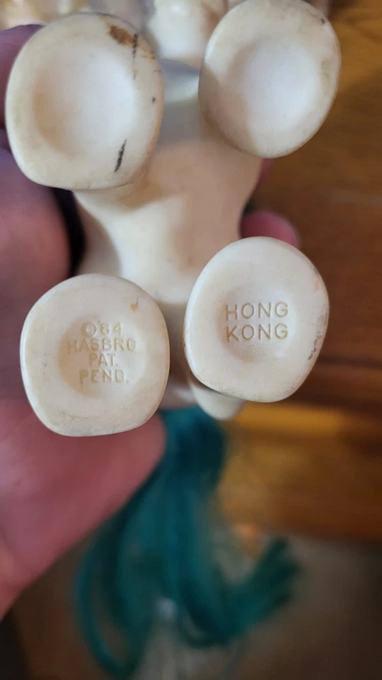 De colección 1984 Gusty Leaves My Little Pony Pegaso Blanco Flocado Difuso y Megan Foto 3 de 3