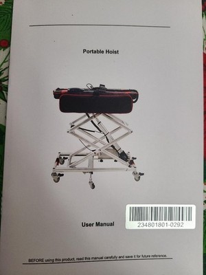 Portable  Hoist Electric Wheelchair Lift 110lb Scooter Scissor Lift RPL-001