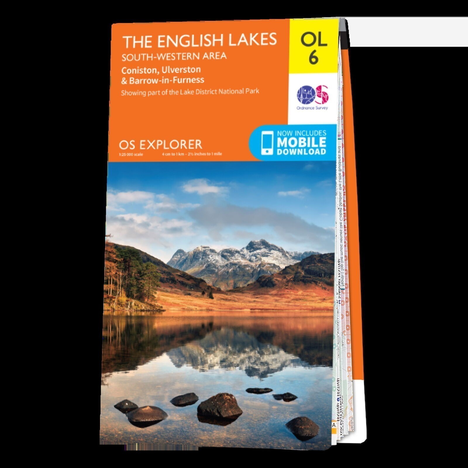 Lake District South Western Lakes Ordnance Survey Explorer Map OL 6
