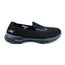 Womens 6 Skechers Go Walk 3 Gogamat Loafers 13994 Black Walking Shoes Sneakers