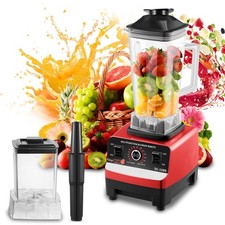 High-Speed Blender 2 Jugs Food Processor Smoothie Juicer Ice Crusher Mixer Home