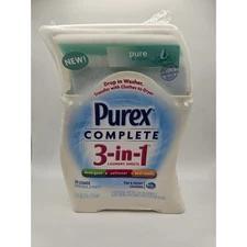 Purex Complete 3 in 1 Laundry Sheets Detergent Pure and Clean 20ct Discontinued