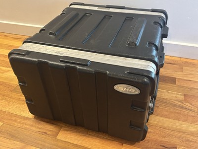 SKB Molded 6U ROAD/ATA  IN/OUT Pro Audio DJ Rack Case *READ Description*