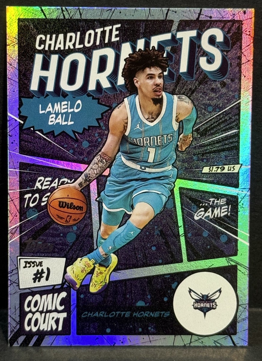 2025-26 Topps Basketball Hornets LaMelo Ball Comic Court Case Hit