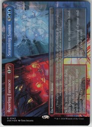 Roaring Furnace // Steaming Sauna (Borderless) Foil - Duskmourn: House of Horror #343
