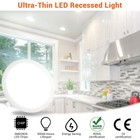 10x 18W LED Recessed Ceiling Panel Light Bulb Round Lighting Fixture Cool White — photo 2
