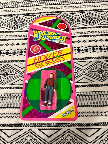 Super7 2020 Sdcc Back To The Future Part 2 Marty Mcfly On Hover Board Reaction Figure main image 0