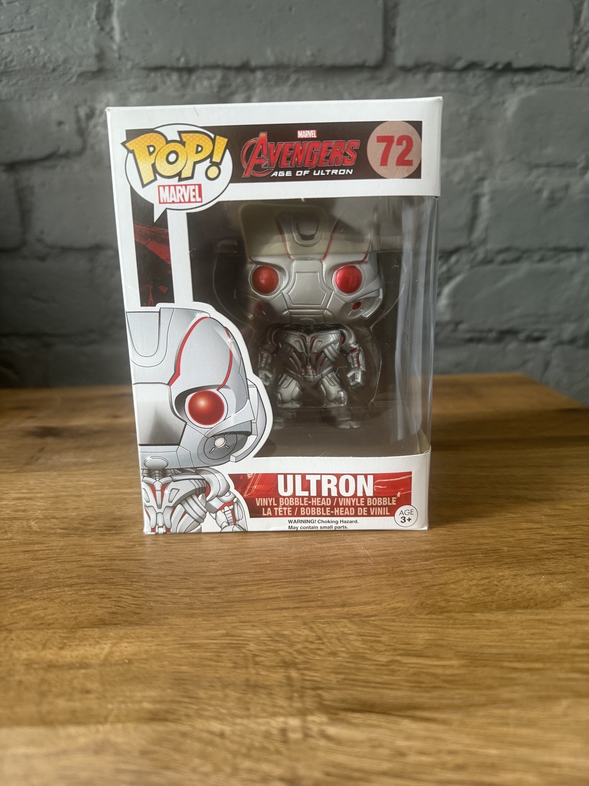 Ultron #72 Avengers Age Of Ultron Pop! Figura Cabeza Bobble Marvel Funko Pop