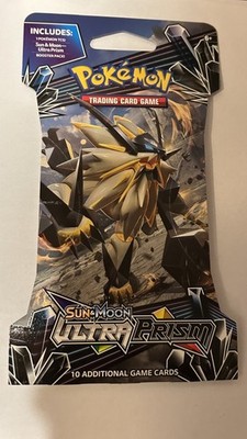 Pokemon 2018 Sun & Moon Ultra Prism Sleeved Blister Booster Pack Factory Sealed