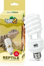 LUCKY HERP UVA UVB Reptile Light 10.0, Desert 150 Compact White