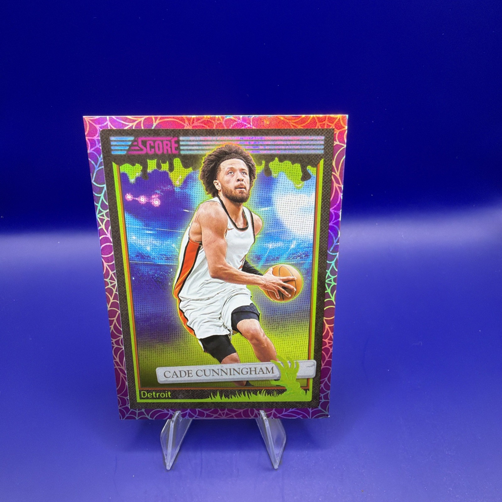 Cade Cunningham Detroit 2026 Score A Treat Panini Halloween Insert #47 Holo Webs