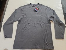 Vintage Marlboro Gear Men's XL Gray Thermal Sweatshirt NWT NOS Made In USA