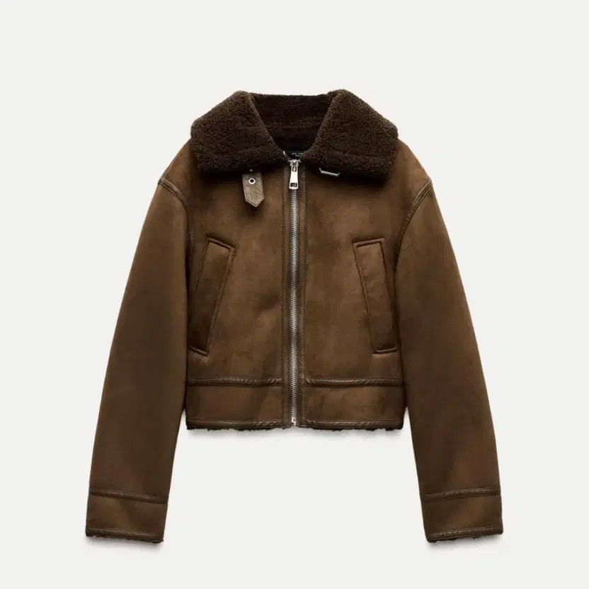 Zara Double-Faced Mouton Coat, Worn Once thumbnail 3