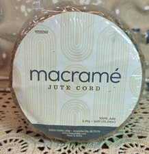 NIP 3-Ply Macrame 100 Jute Cord 50 Feet