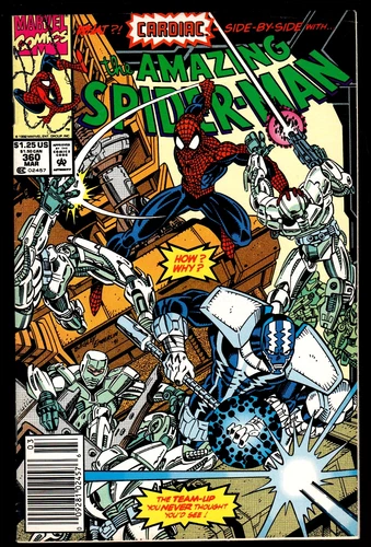 Amazing Spider-man #360 (9.0 VF/NM) 1st Appearance App Carnage 361 Venom 1992