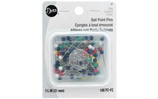 Dritz 27 Pin Ball Point Nkl Pltd Sz 20 100 Pc